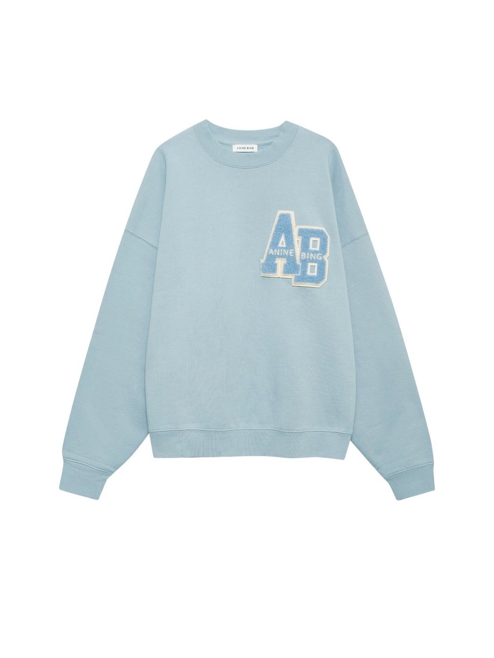 Anine Bing Miles Oversized Letterman Sweatshirt XS NWT